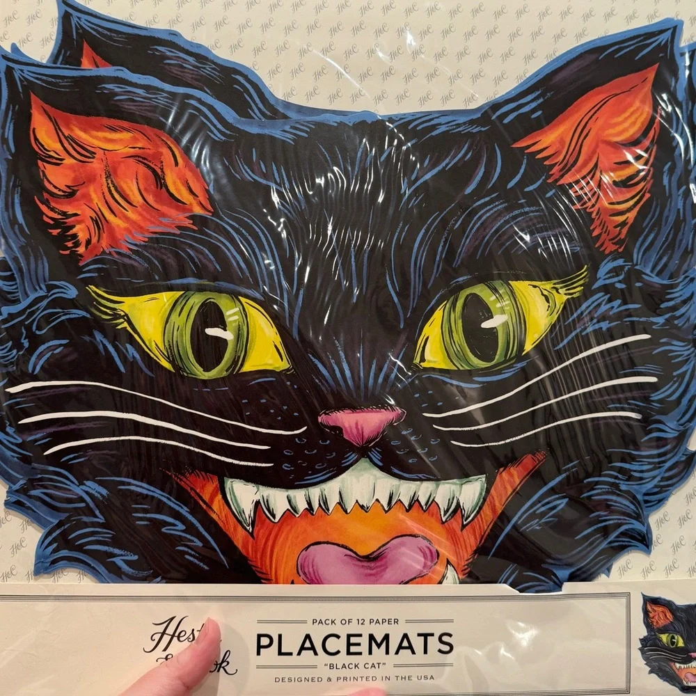 🐈‍⬛ 12 Halloween Cat Placemats